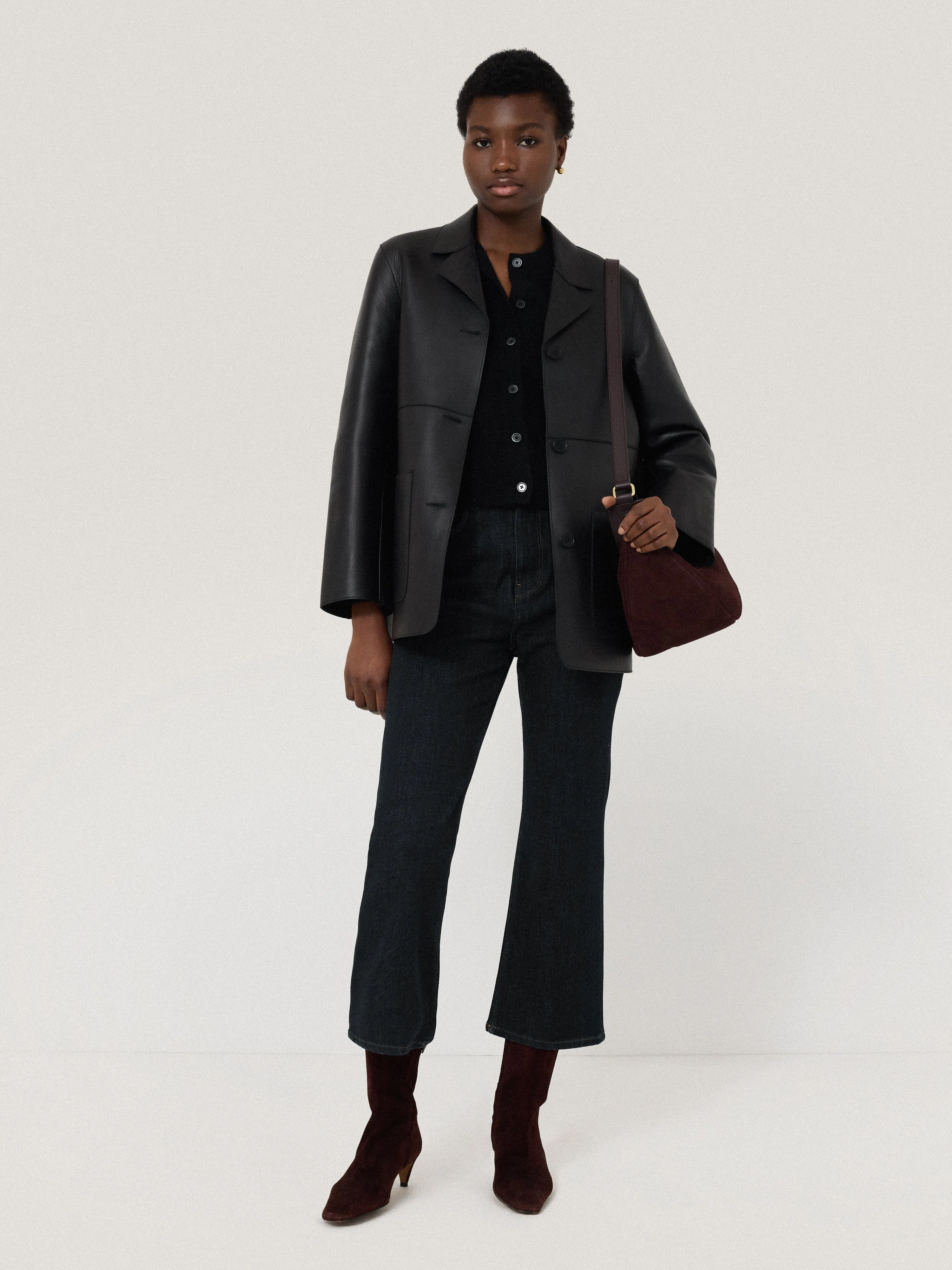 Ines Kick Flare Jean | Indigo