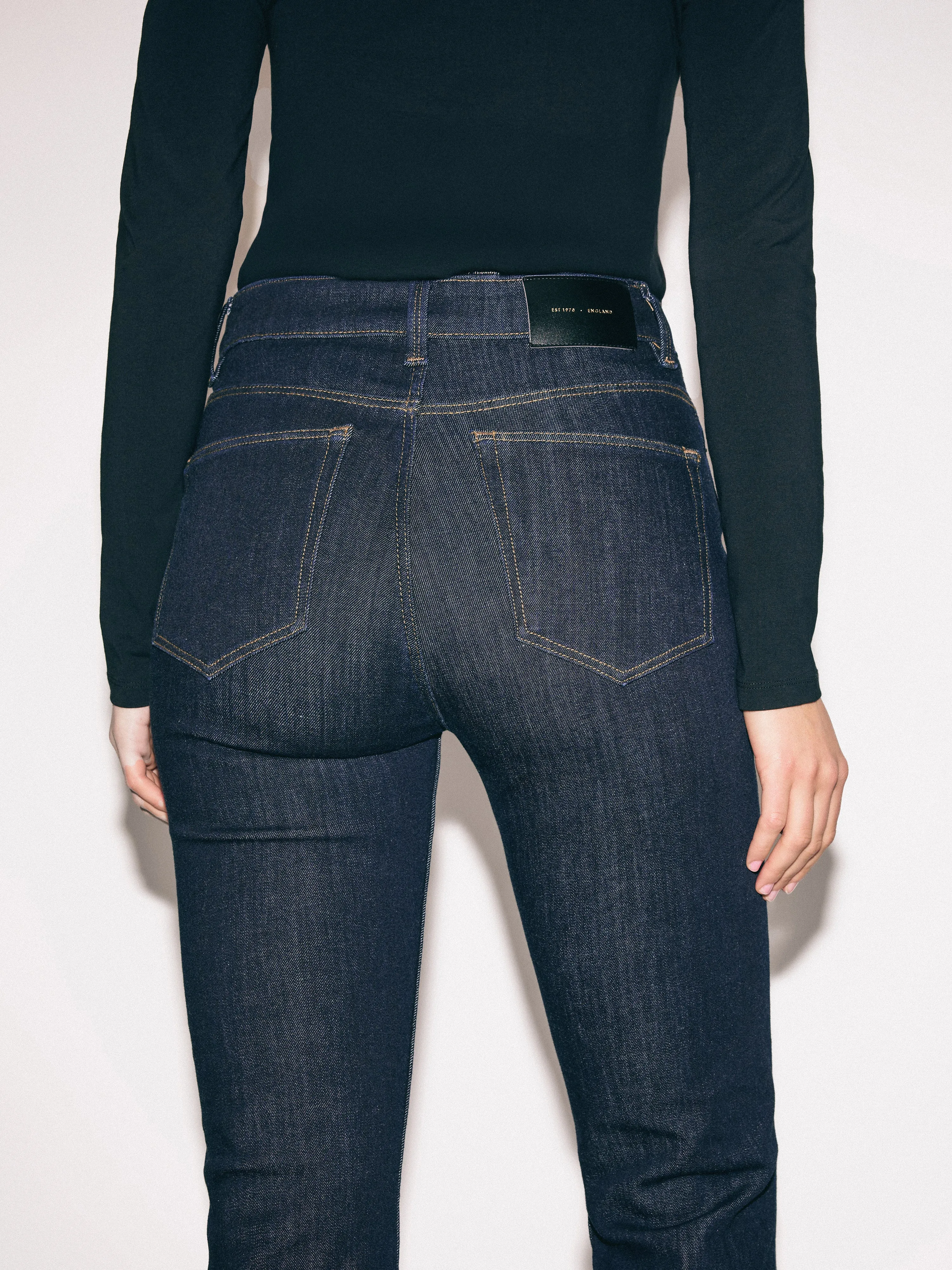 Ines Kick Flare Jean | Indigo