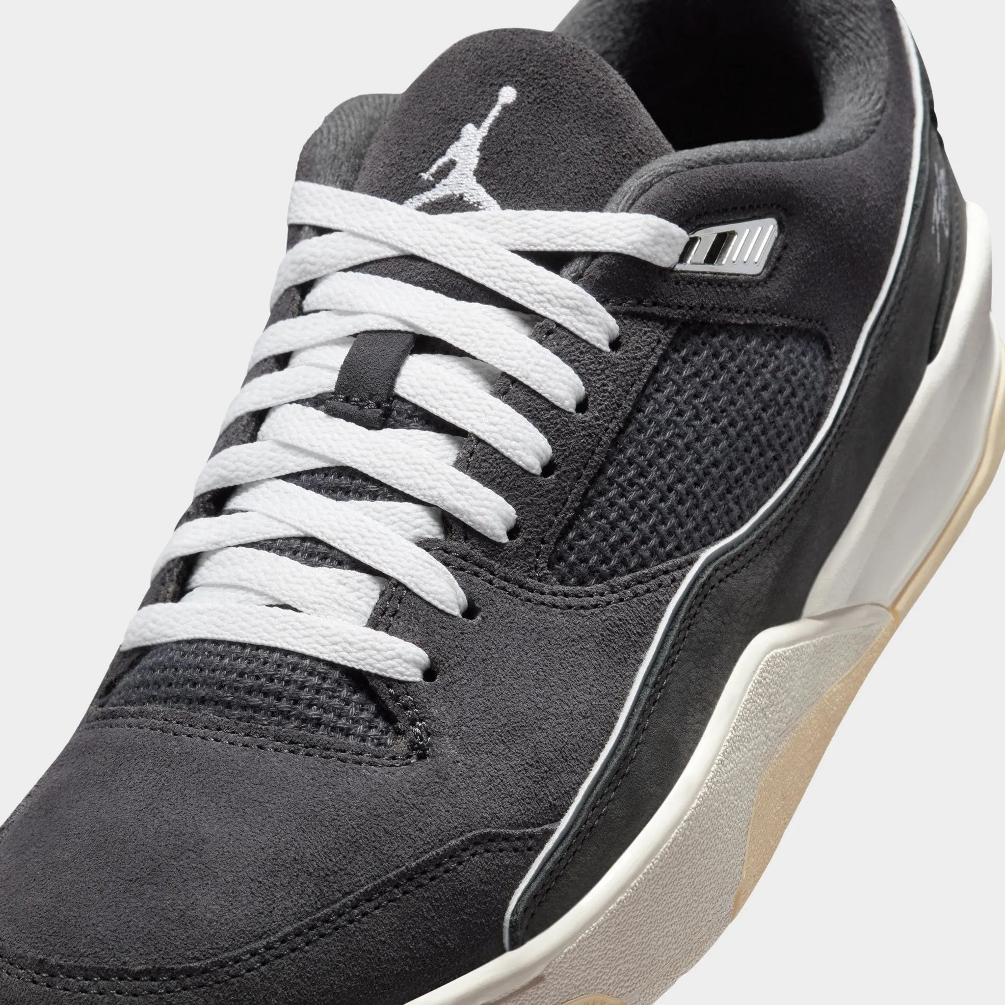 Jordan Flight Court Anthracite / White - Sail