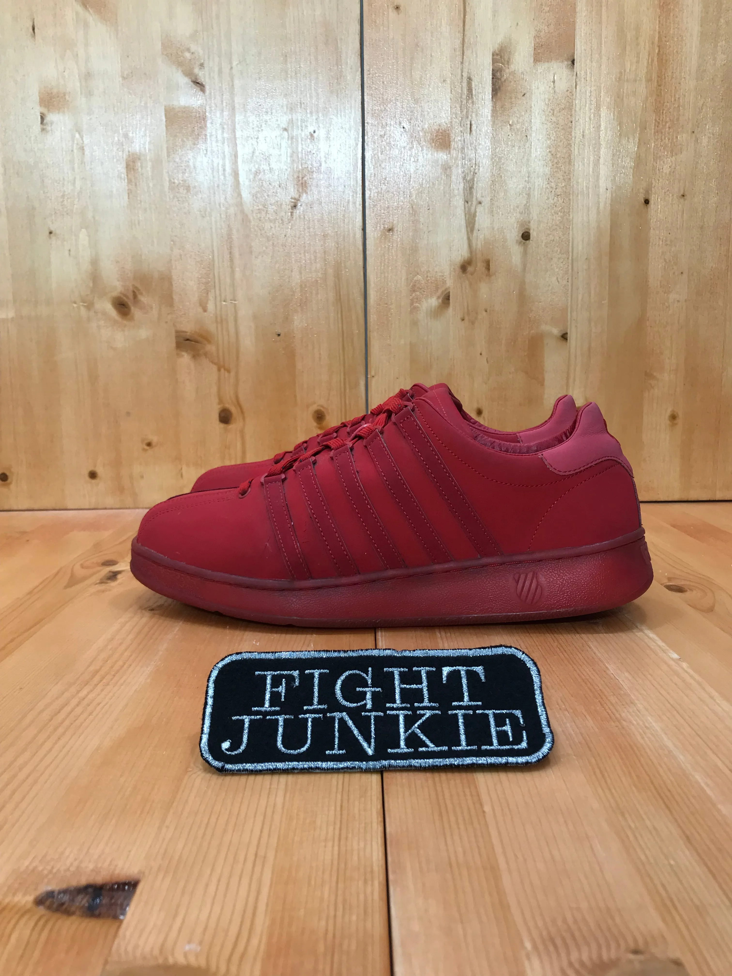 K-SWISS CLASSIC LX Men Size 13 Shoes Sneakers Triple Red