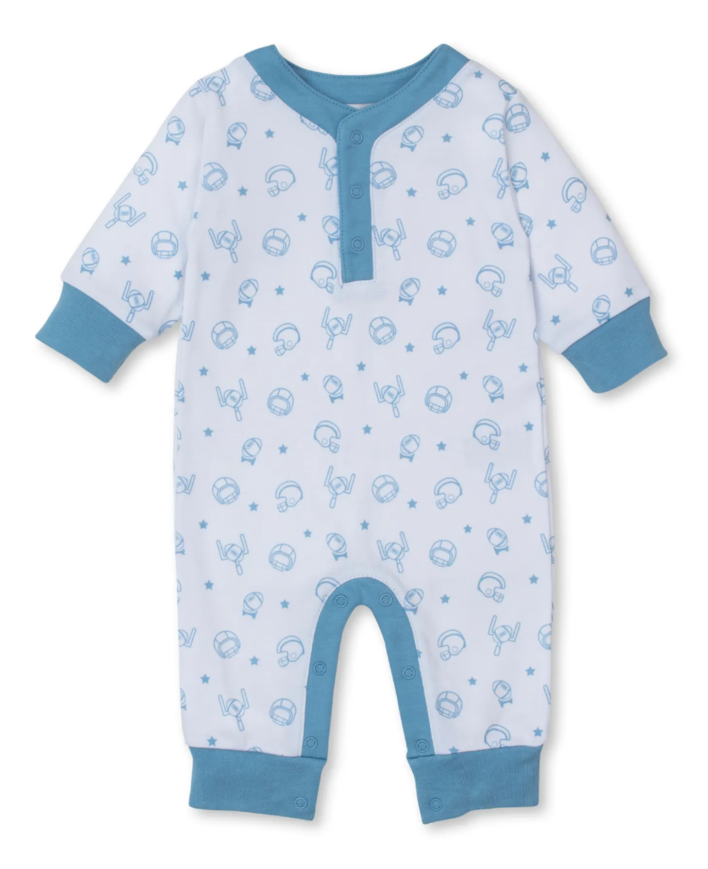Kissy Kissy: Playsuit - Blue Football Kicks