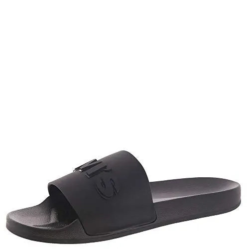 Levi's Mens 3D Slide Slip On Sandal Shoe, Black, 9 M