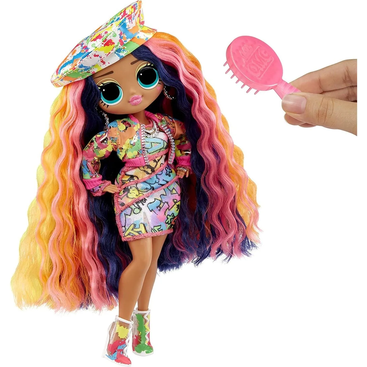 Lol Surprise OMG Sketches Fashion Doll with 20 Surprises Multicolor Age- 3 Years & Above
