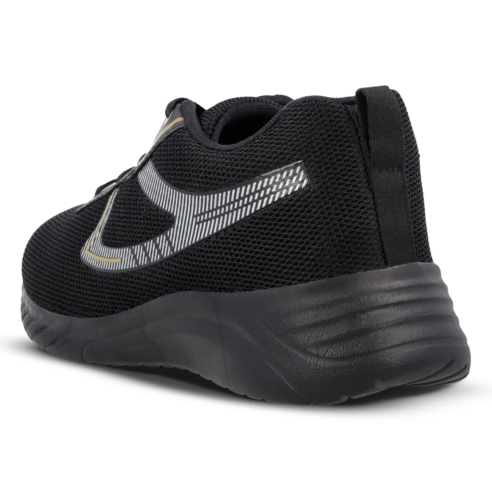 Men's Lace-up Walking Shoes - WS3064 Black