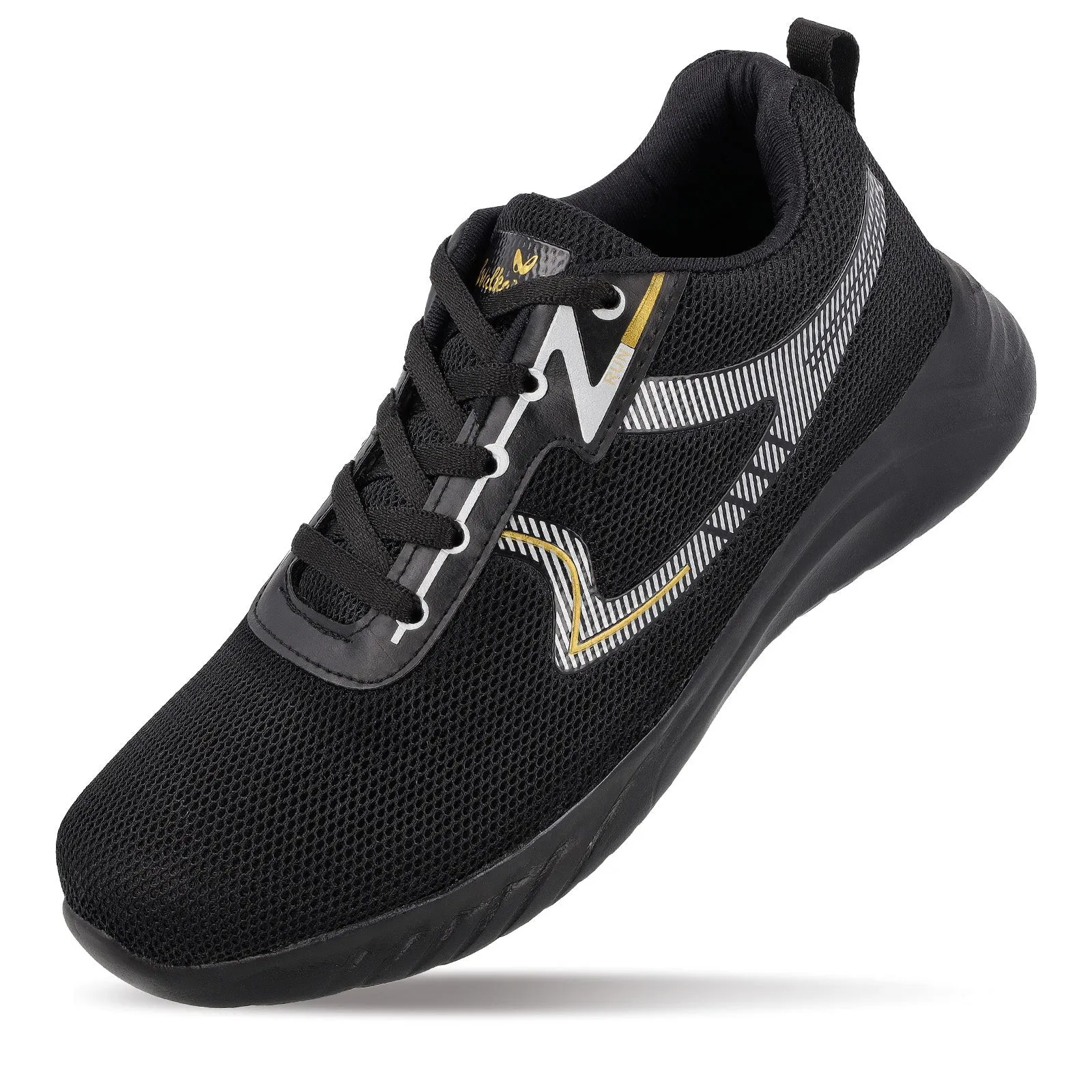 Men's Lace-up Walking Shoes - WS3064 Black