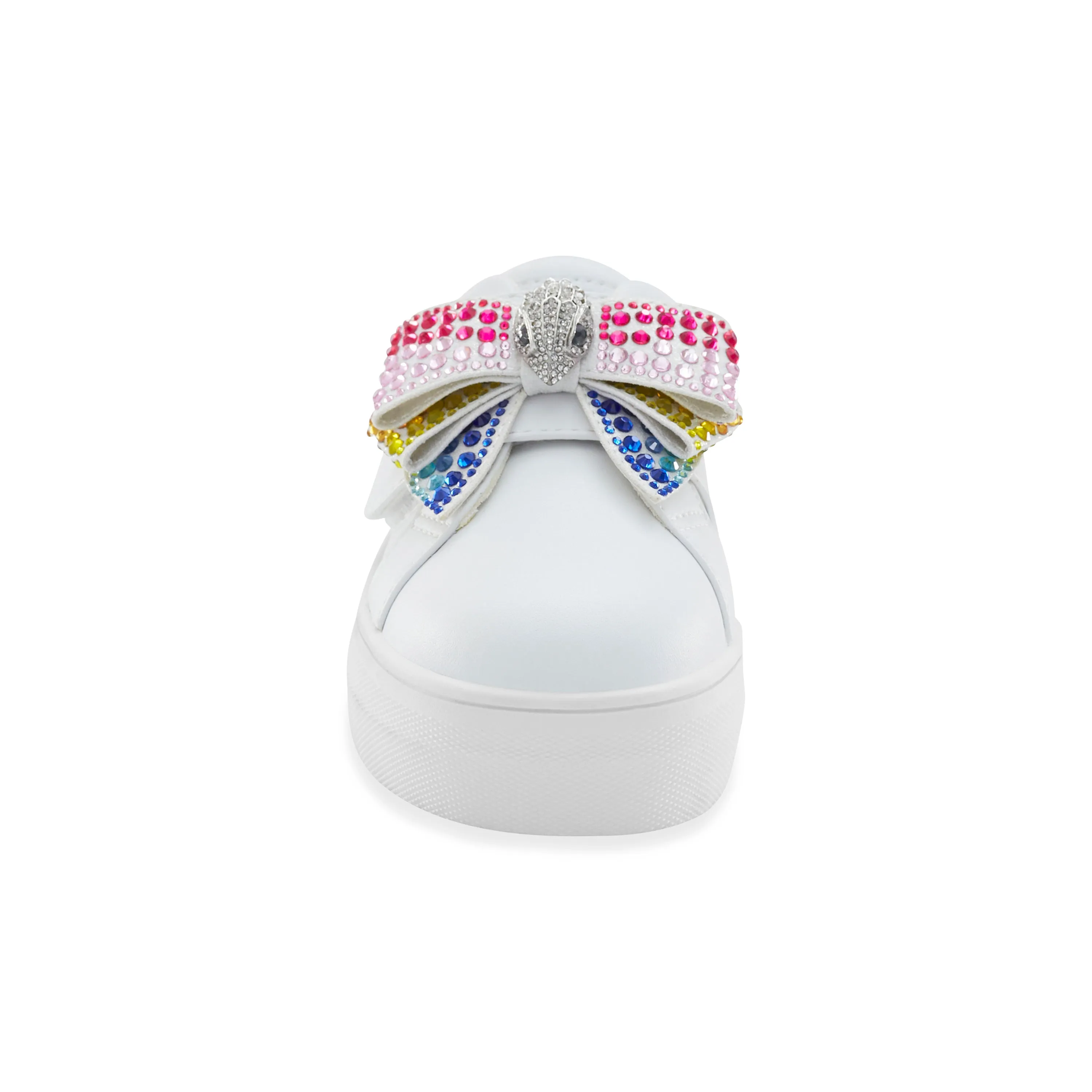 Mini Laney Bow Sneaker - Big Kid White Multi