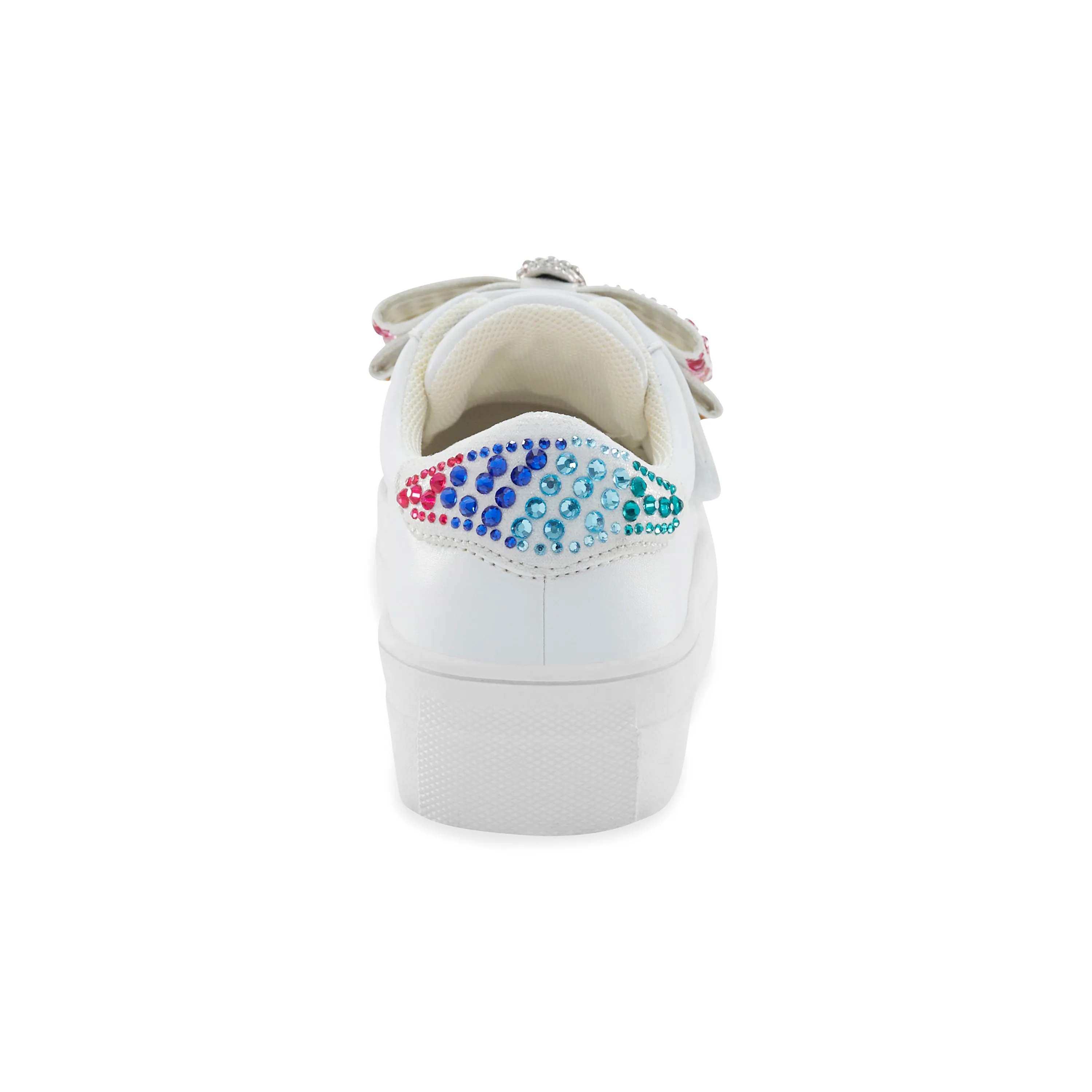 Mini Laney Bow Sneaker - Big Kid White Multi