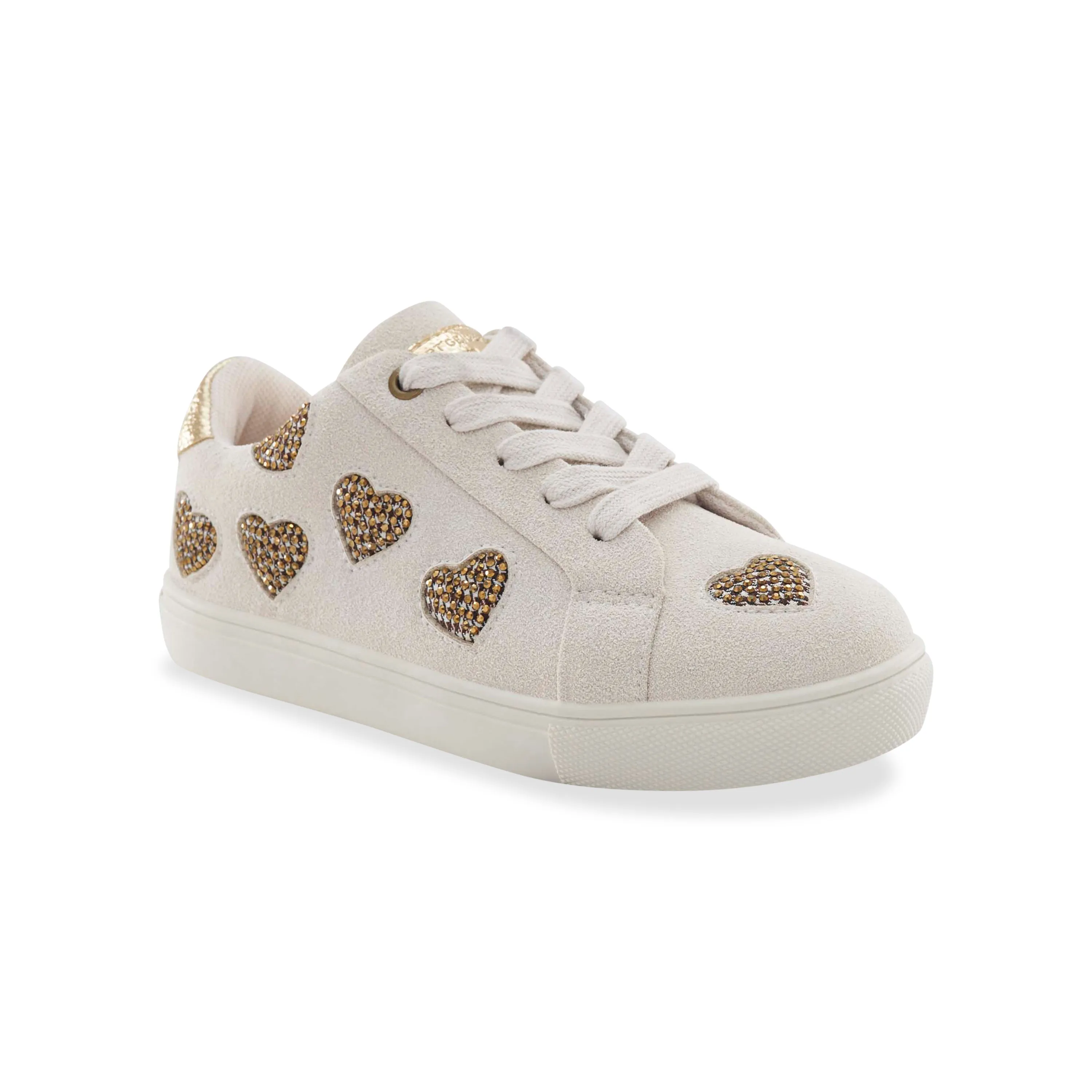 Mini Laney Love Sneaker - Little Kid Bone Gold