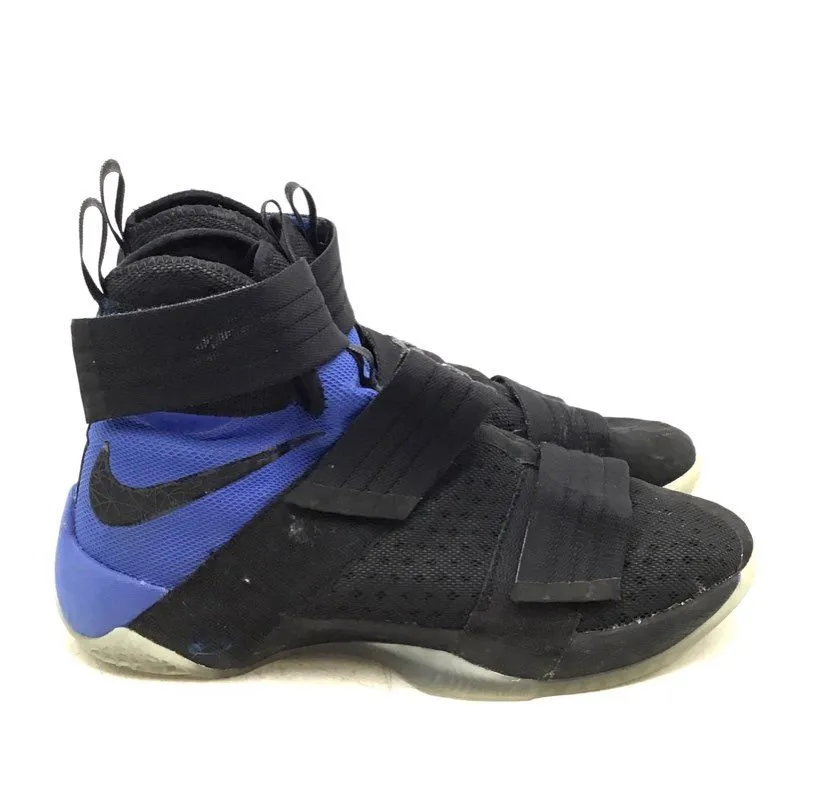 Nike Men's LeBron Zoom Soldier 10 844378-004 Black Athletic Shoes - Size 9.5