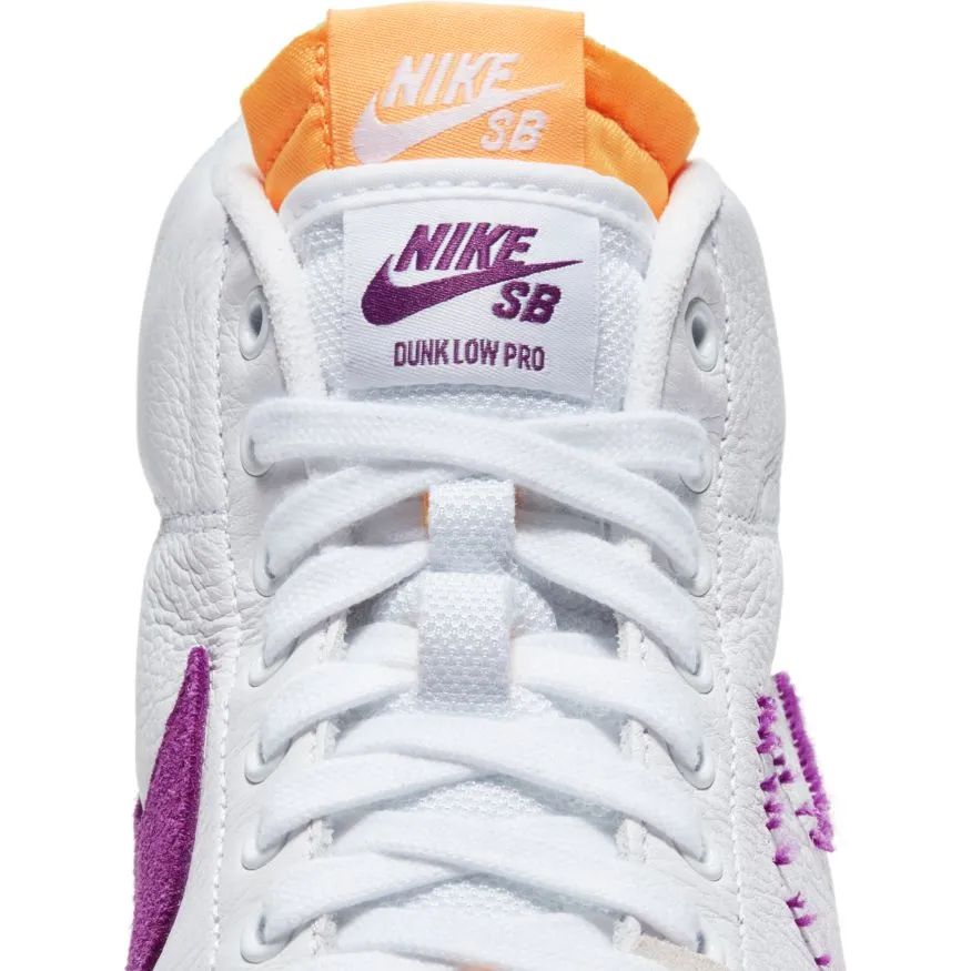 Nike SB Zoom Blazer Mid Edge Skateboarding Shoe - White/Viotech-White