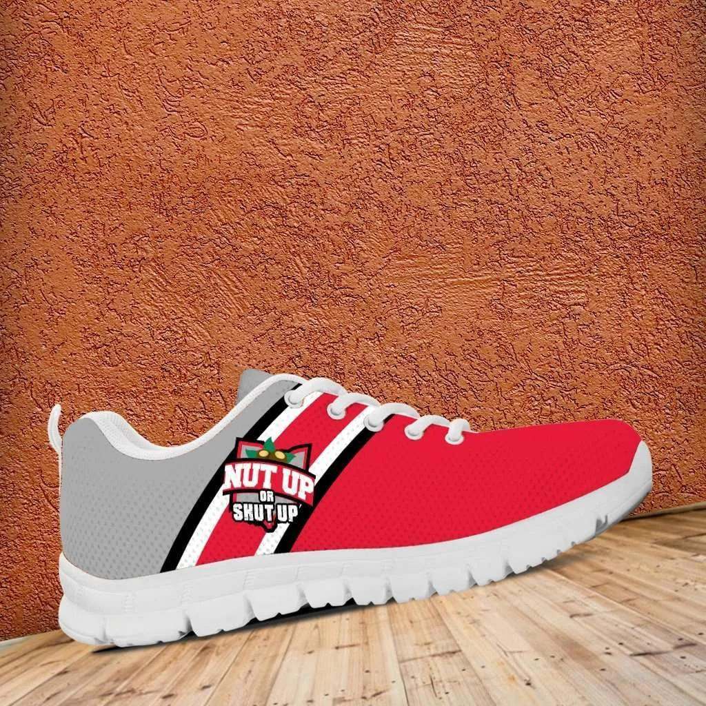 #NutUpOrShutUp Ohio State Fan Mesh Fabric Running Shoes