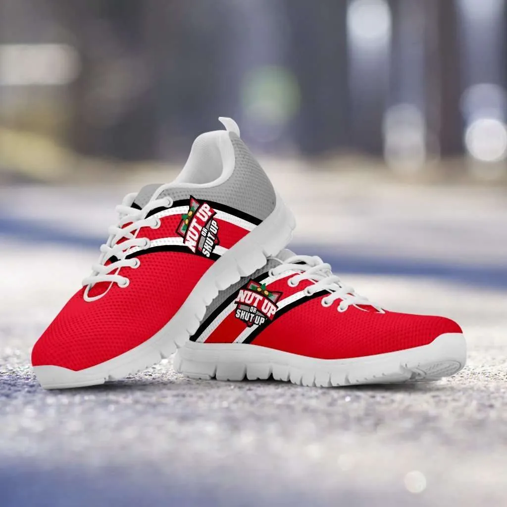 #NutUpOrShutUp Ohio State Fan Mesh Fabric Running Shoes