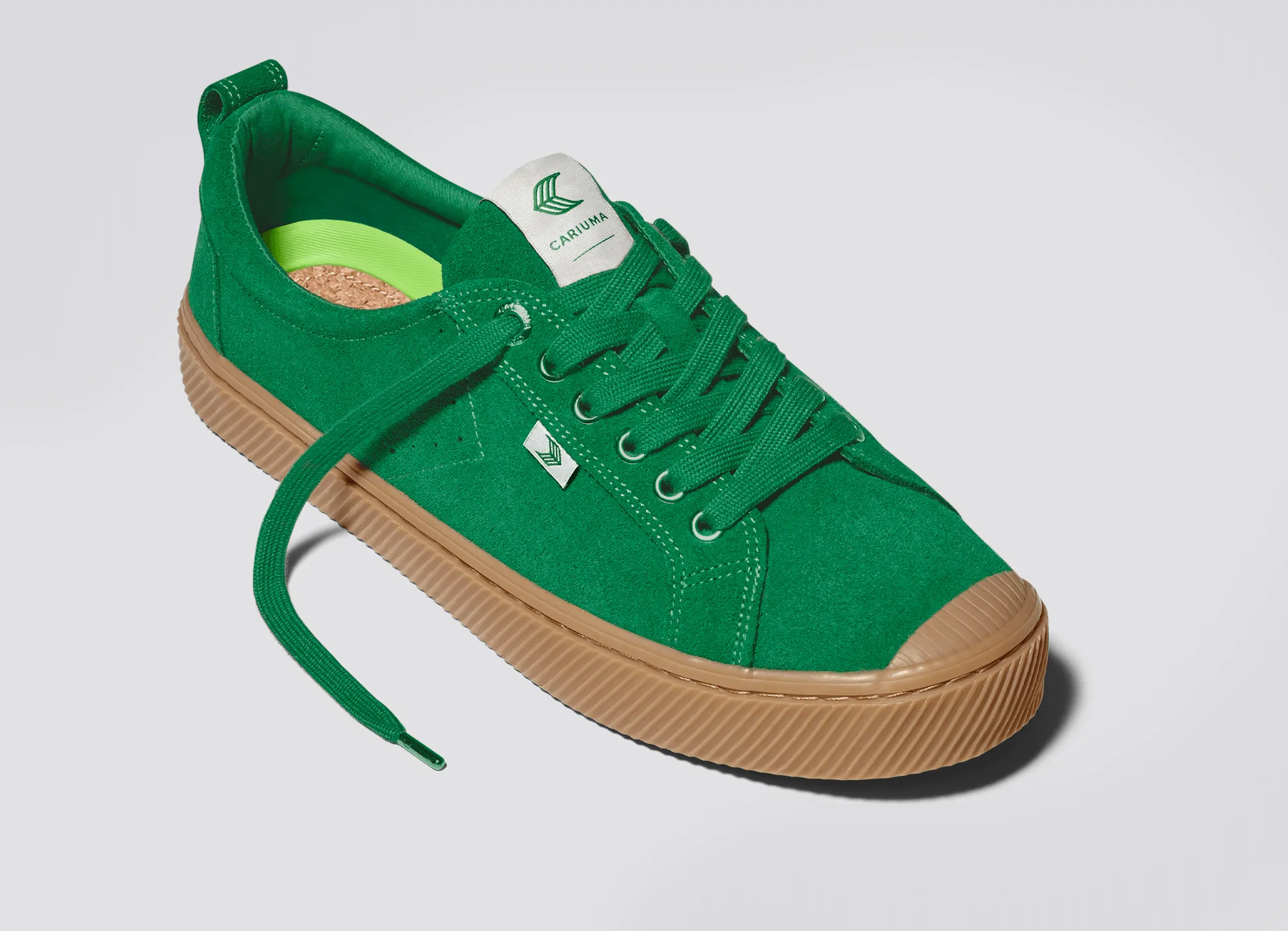 OCA Low Gum Fern Green Suede Sneaker Men