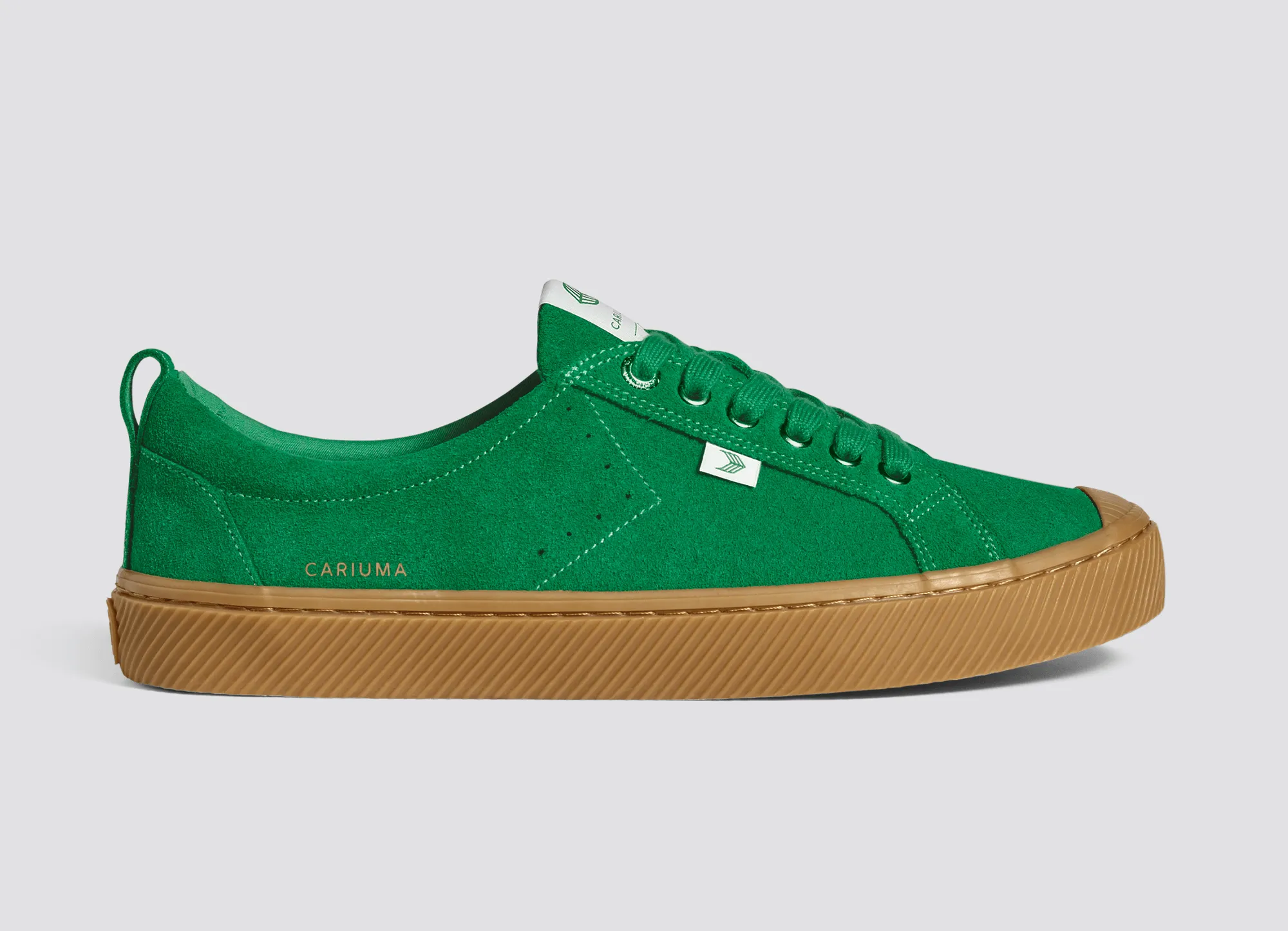 OCA Low Gum Fern Green Suede Sneaker Men