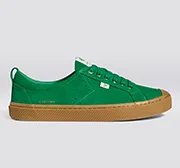 OCA Low Gum Fern Green Suede Sneaker Men