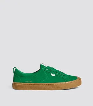 OCA Low Gum Fern Green Suede Sneaker Men