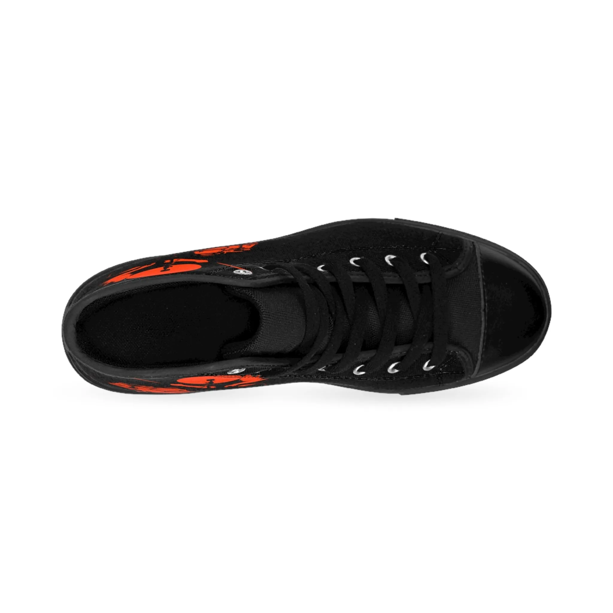 Red Black Drummer Men's Classic Sneakers