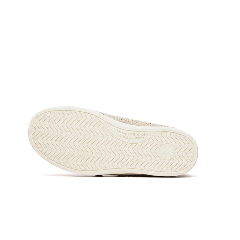 Shimmer Dots Double Sneaker in Taupe by childrenchic