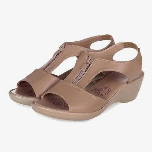 Solid Color Casual Wedges Sandals