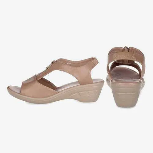 Solid Color Casual Wedges Sandals