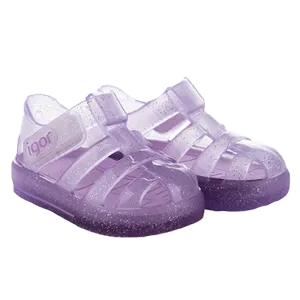 Star Glitter Shoe - Purple