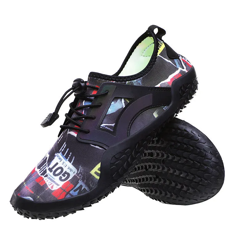 Swim Surf Beach Quick Dry Wide Toe Aqua Water Shoes For Men