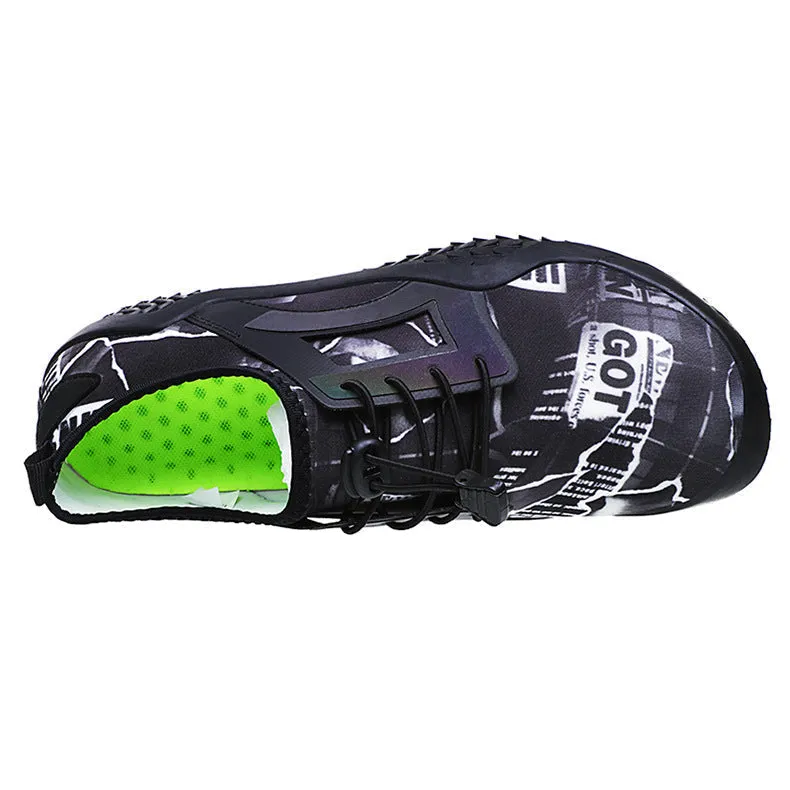 Swim Surf Beach Quick Dry Wide Toe Aqua Water Shoes For Men