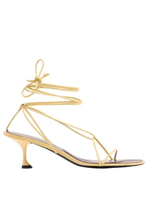 Tee Ankle Strap Sandals in Resin