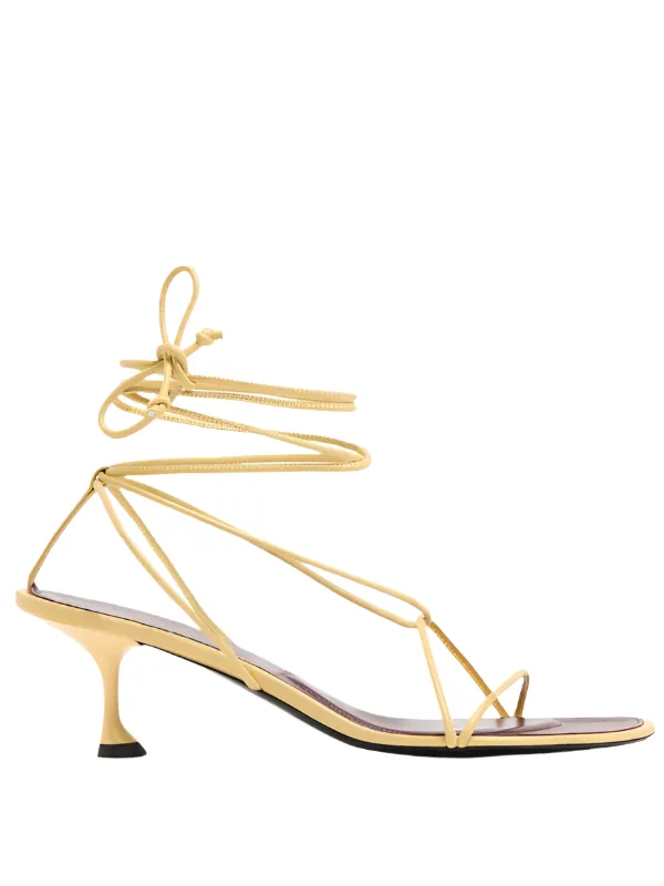 Tee Ankle Strap Sandals in Resin