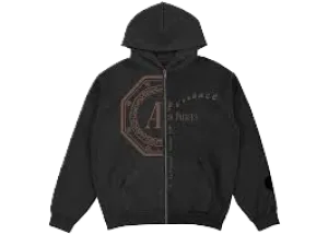 Travis Scott CJ x Audemars Piguet Split Logo Zip Up Hoodie "Black"