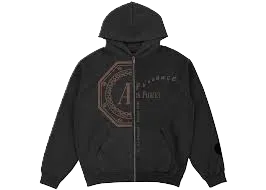 Travis Scott CJ x Audemars Piguet Split Logo Zip Up Hoodie "Black"