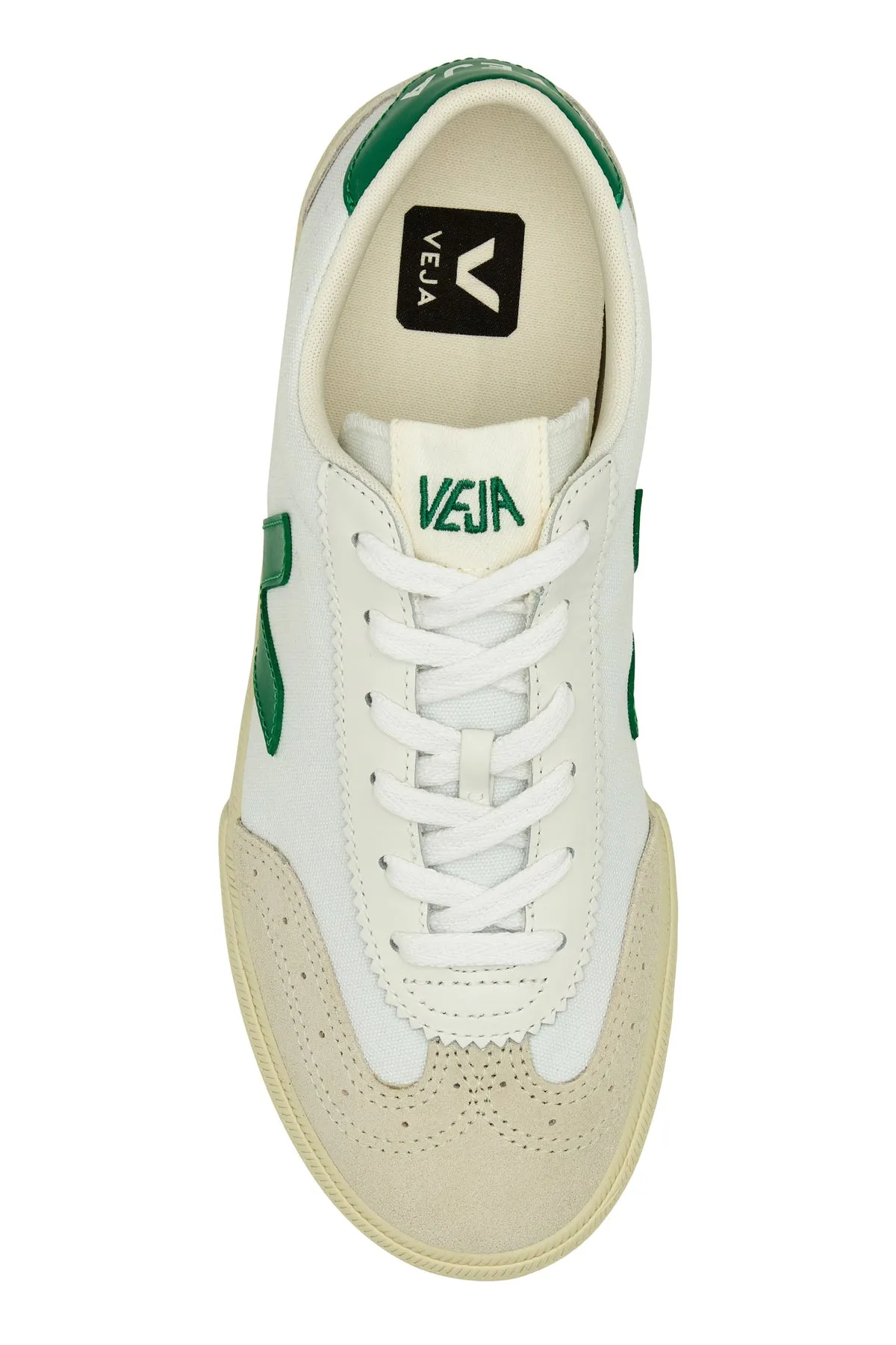 White canvas Volley sneakers