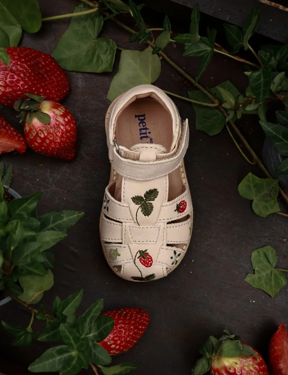Wild Strawberries Classic sandal - Cream